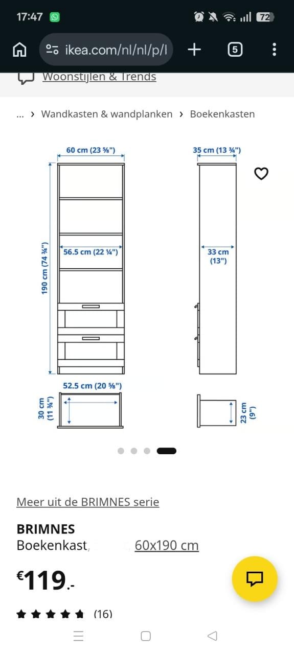 Ikea Besta kasten - wit
