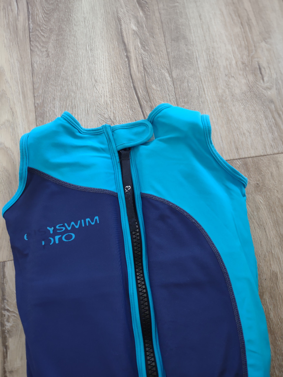 Mooi blauw EasySwim Pro zwemvest, drijfvest zwemles, maat M.