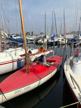 16. Kwadraat zeilboot