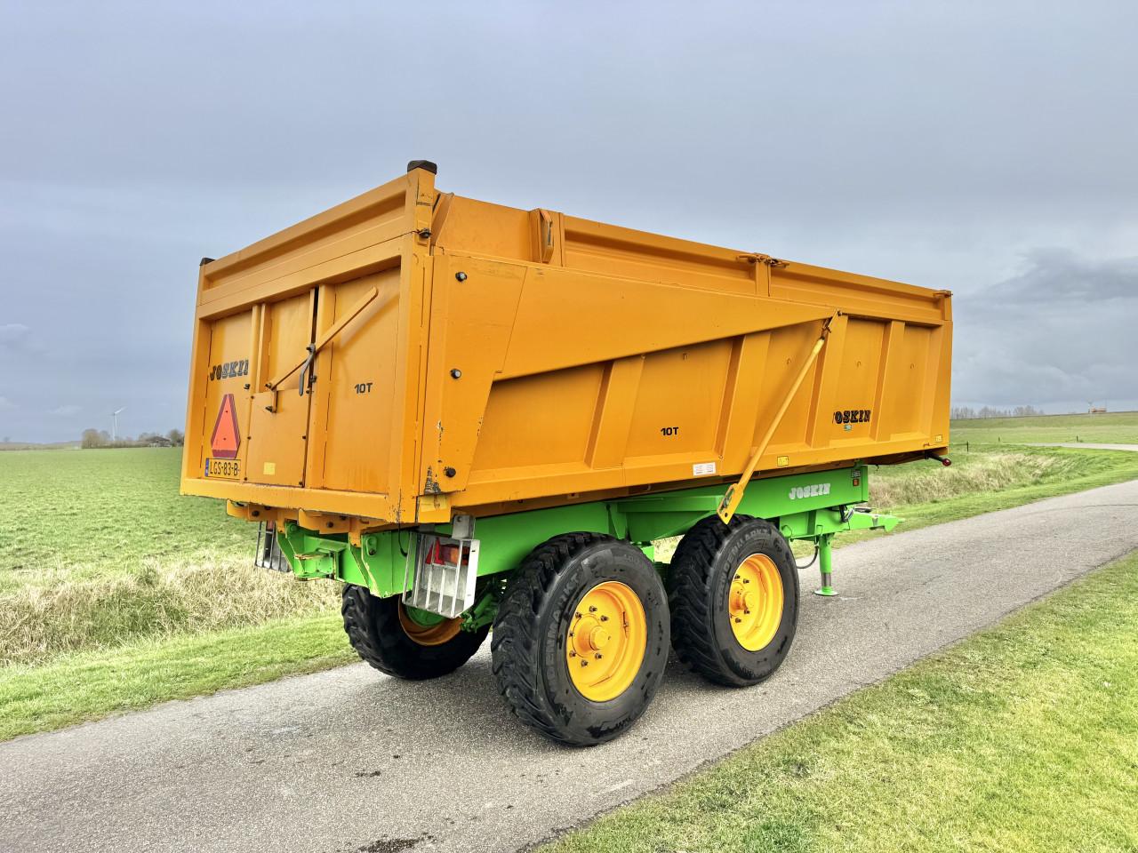 Joskin 10 tons landbouwkipper Bak inhoud: 13,54 m3