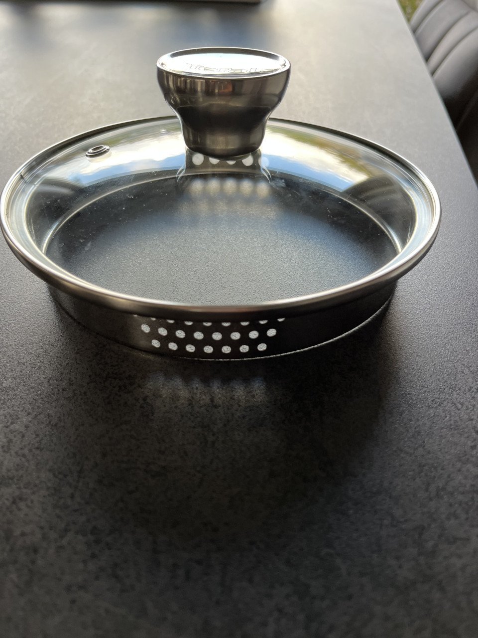 Tefal pannenset – 4-delig, RVS met glazen deksel