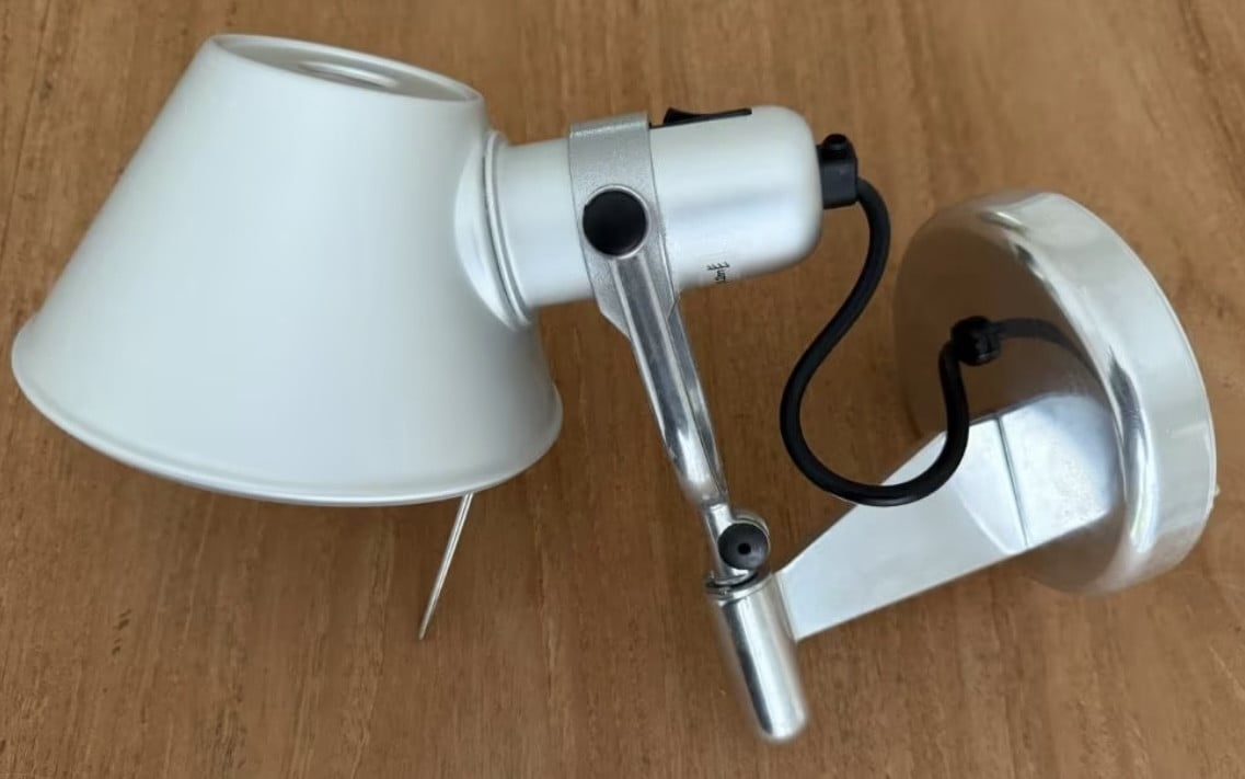 Artemide Tolomeo Faretto wandlamp met schakelaar