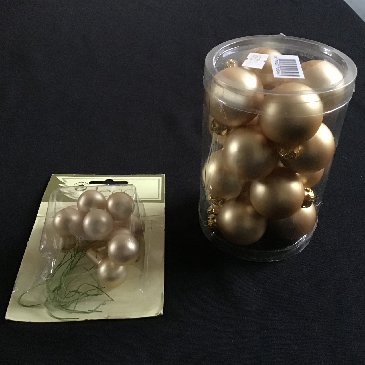 25 Kerstballen klein goudkleurig goud - kerstbal - NIEUW