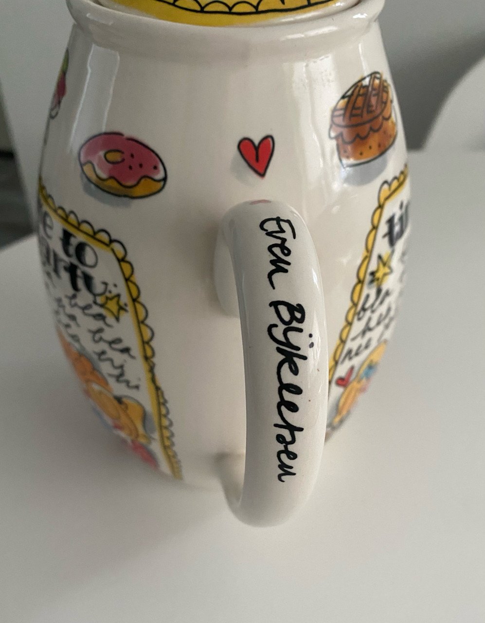 BLOND AMSTERDAM theepot + 6 kopjes
