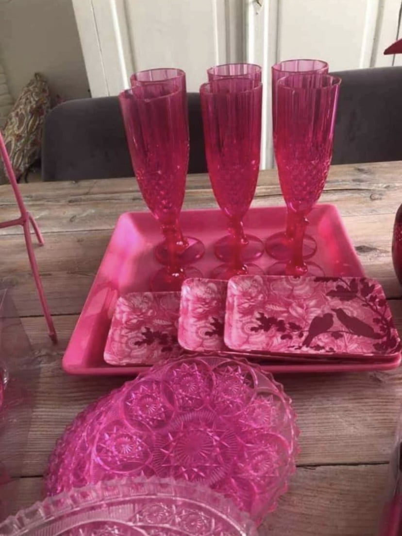 Uitgebreid plastic/melanine servies