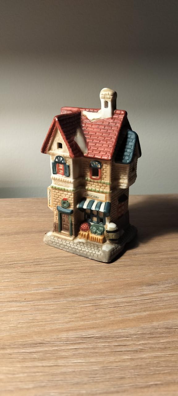 Vintage Kerstdorp Nova 1995 – Grote Set met Huisjes en Figuren