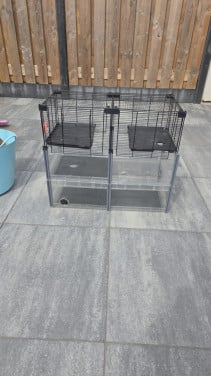 Hamsterkooi + accesoires , huisjes etc.