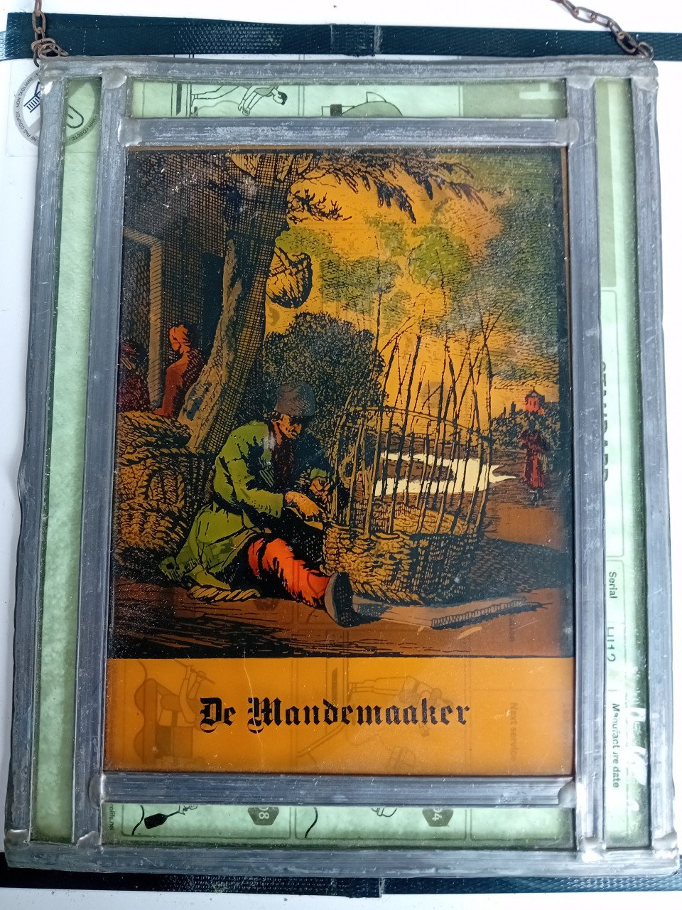 Glas inlood raamhanger