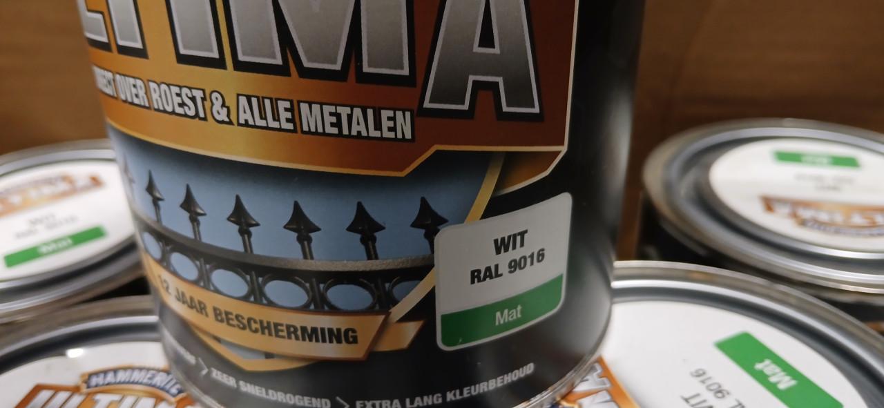 Hammerite metaallak diverse kleuren 0.75ltr