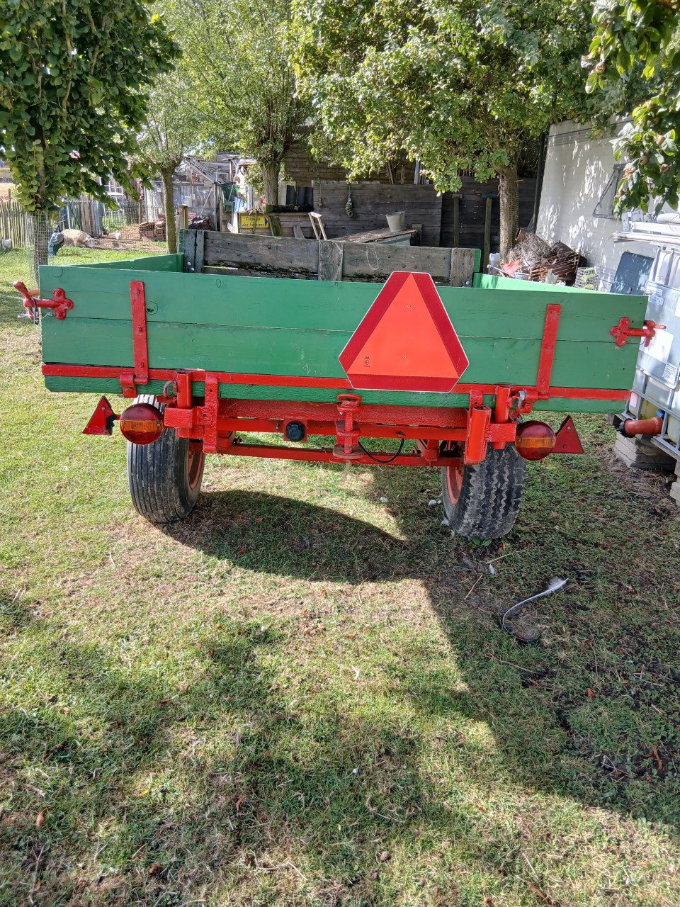 Aanhanger landbouw kiepbaar