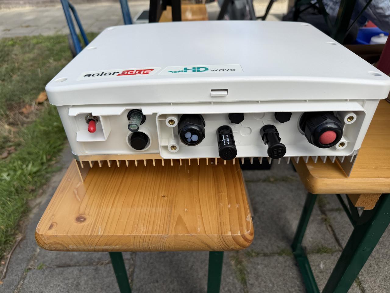 Solar Edge omvormer