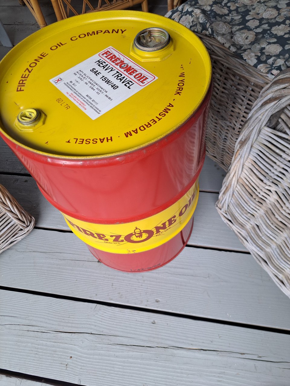 Olievat 60 ltr Firezone