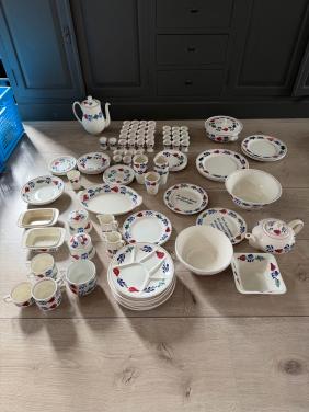 Boch boerenbont servies