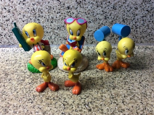 Verschillende rubberen Tweety’s .