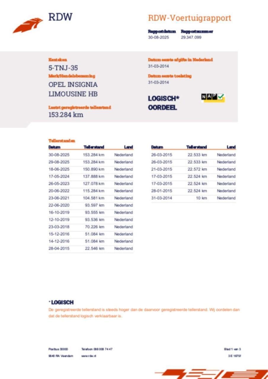 Opel Insignia 1.4 t ecoflex edition | orig. nl | nwe apk | nwe distributie