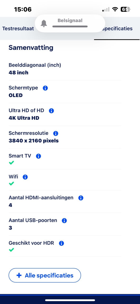 Lg oled48c16LA oled TV