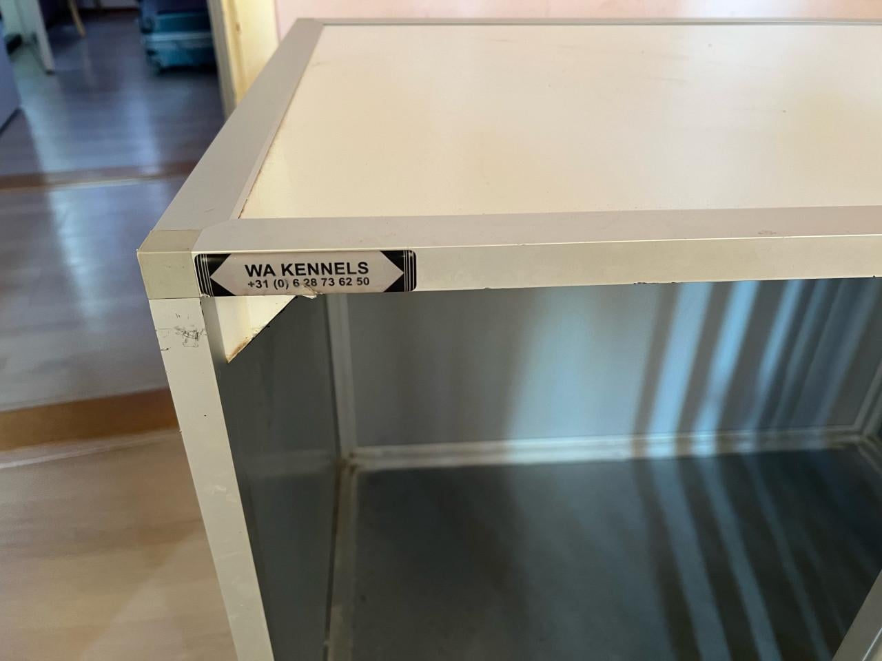 Stevige alluminium hondenbench