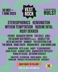 Ticket Vestrock vrijdag 30 mei