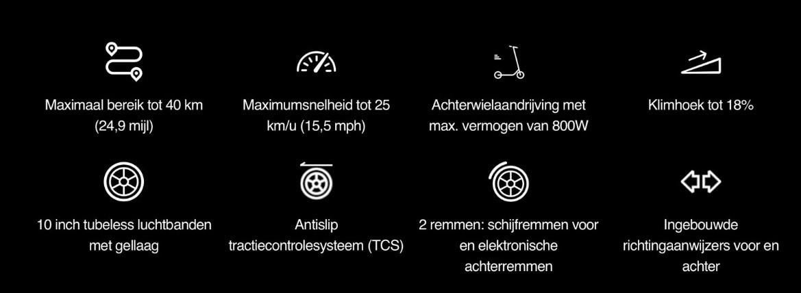 Elektrische step Segway Ninebot F2 2025 NIEUWSTAAT