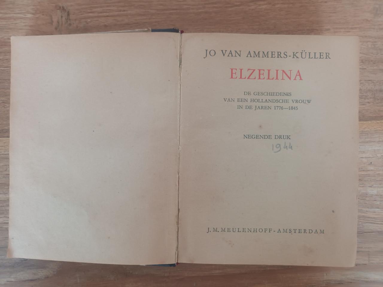 Elzelina, historische roman voor de verzamelaar (1944)