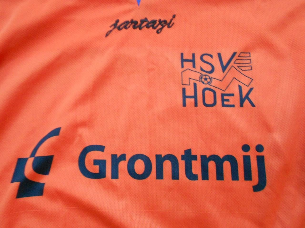 Vintage Hsv hoek matchworn eerste elftal voetbalshirt.