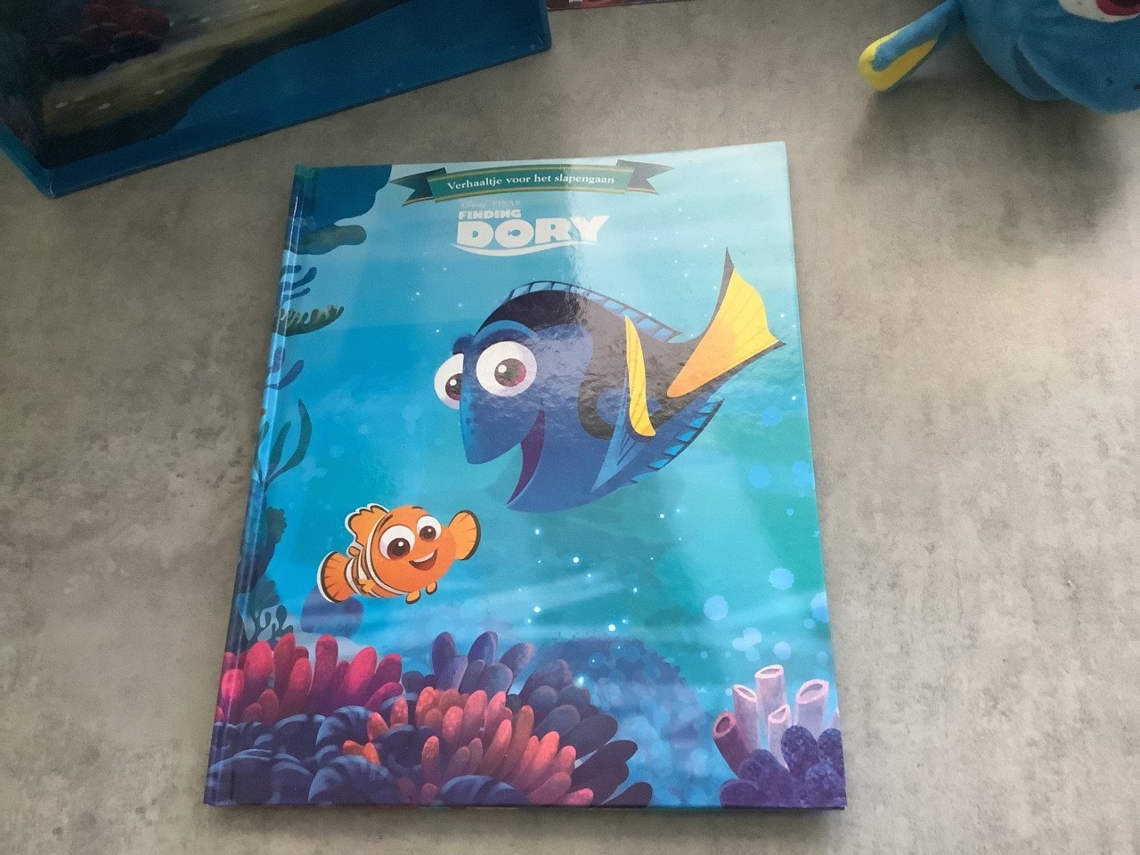 Nieuw in doos: Finding Dory Bedtime Buddy, Boek met Knuffel