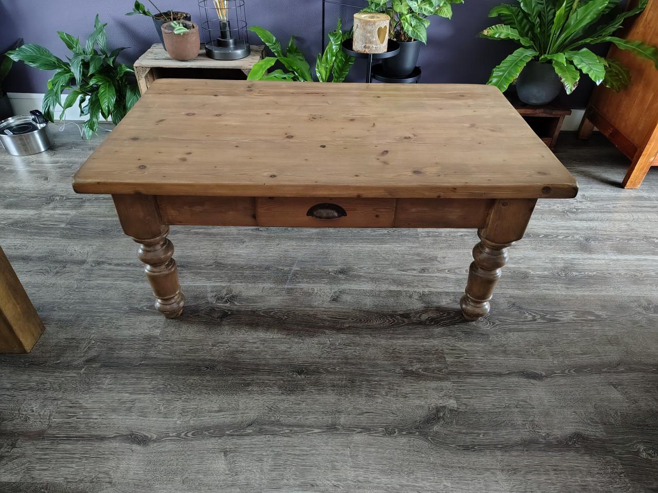 Grenen salontafel 110 x 64 cm