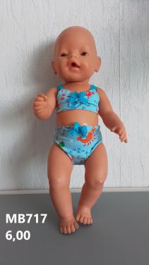 Poppenkleertjes baby born. Bikini. Opbrengst KiKa.