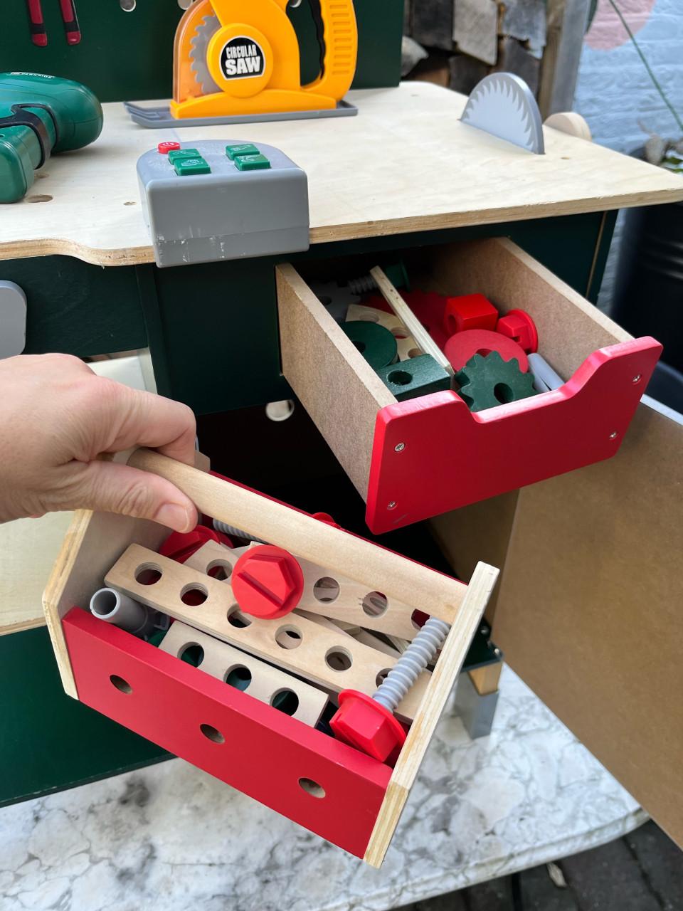 Kinderwerkbank Parkside voor uren speelplezier