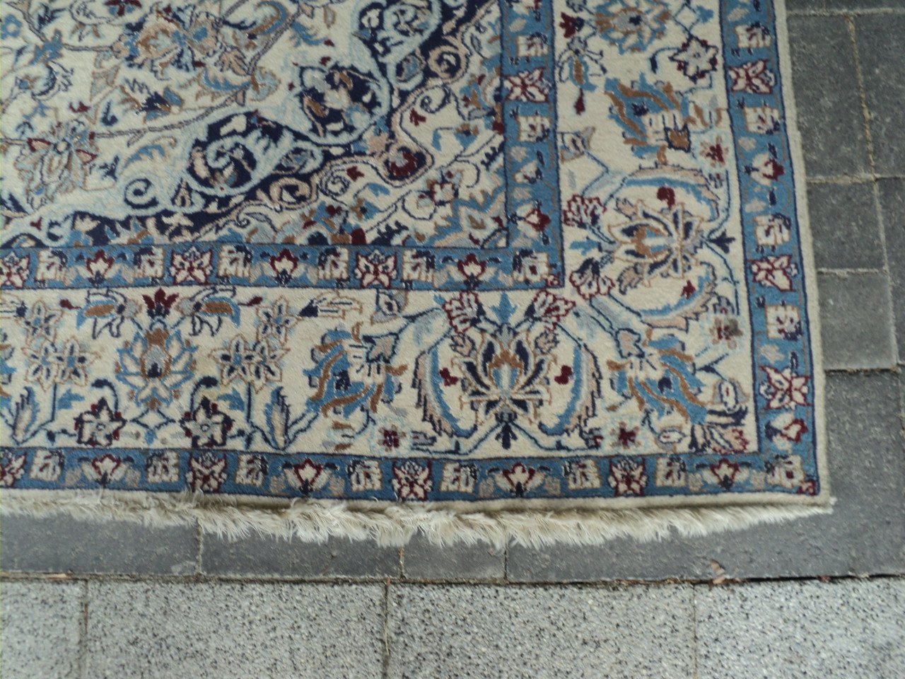 Schitterend ZIJDE PERZICHE handgeknoopt tapijt 335 x 210 cm