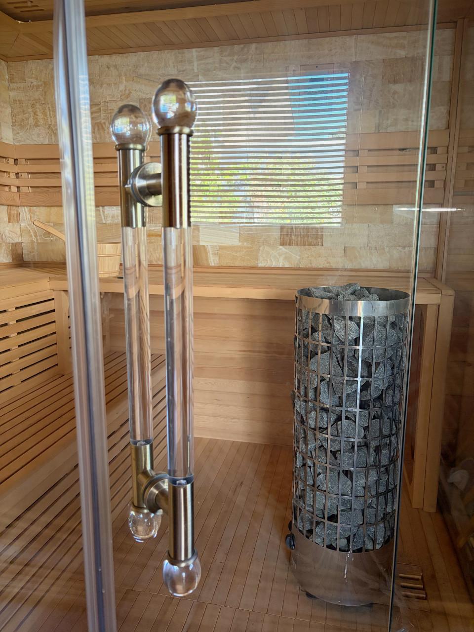 Prachtige ruime sauna!