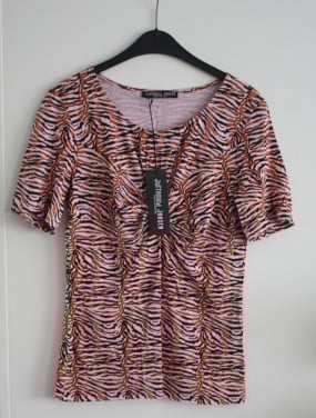 Nieuw tshirt roze oranje maat s