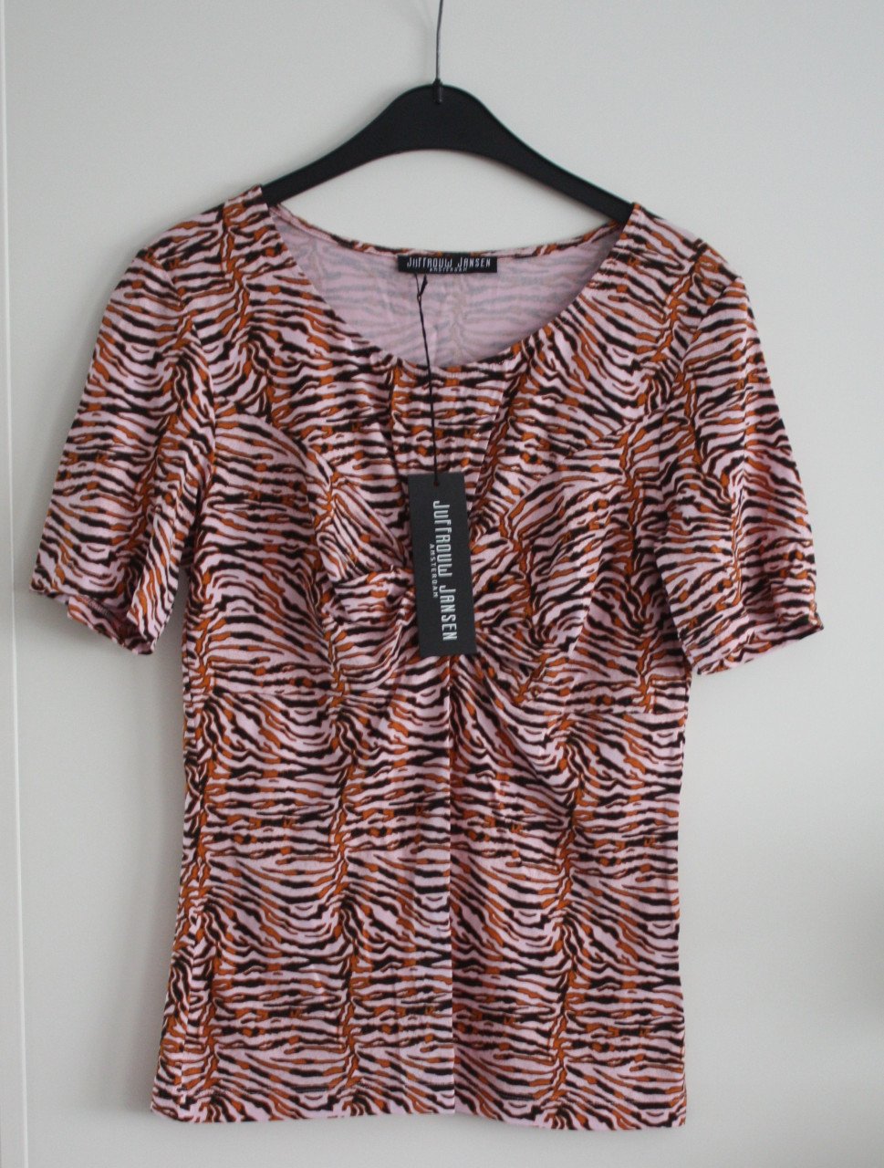 Nieuw tshirt roze oranje maat s