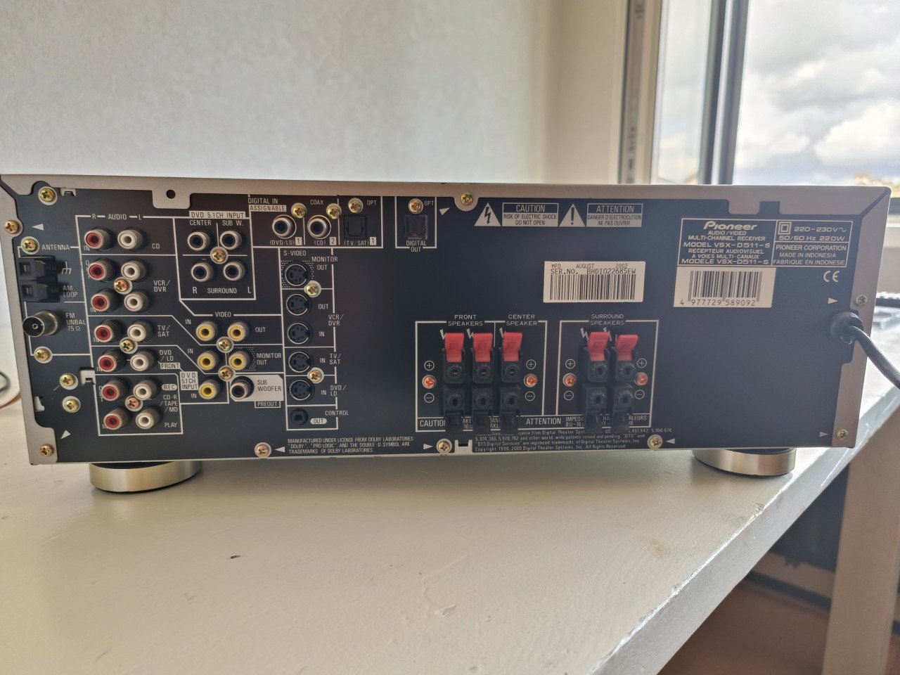 Pioneer versterker VSX-D511