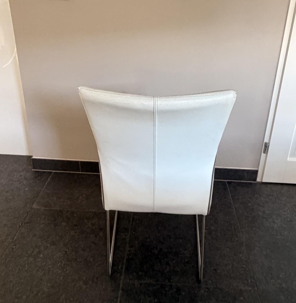 Eetkamerstoelen LEDER (6 stuks)
