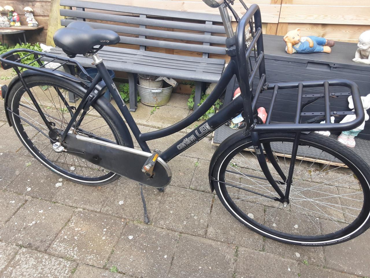Cortina damesfiets/ transportfiets, 3 speed, terugtraprem