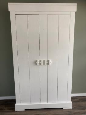 Grenen witte wandkast  - Solid kast van BePureHome