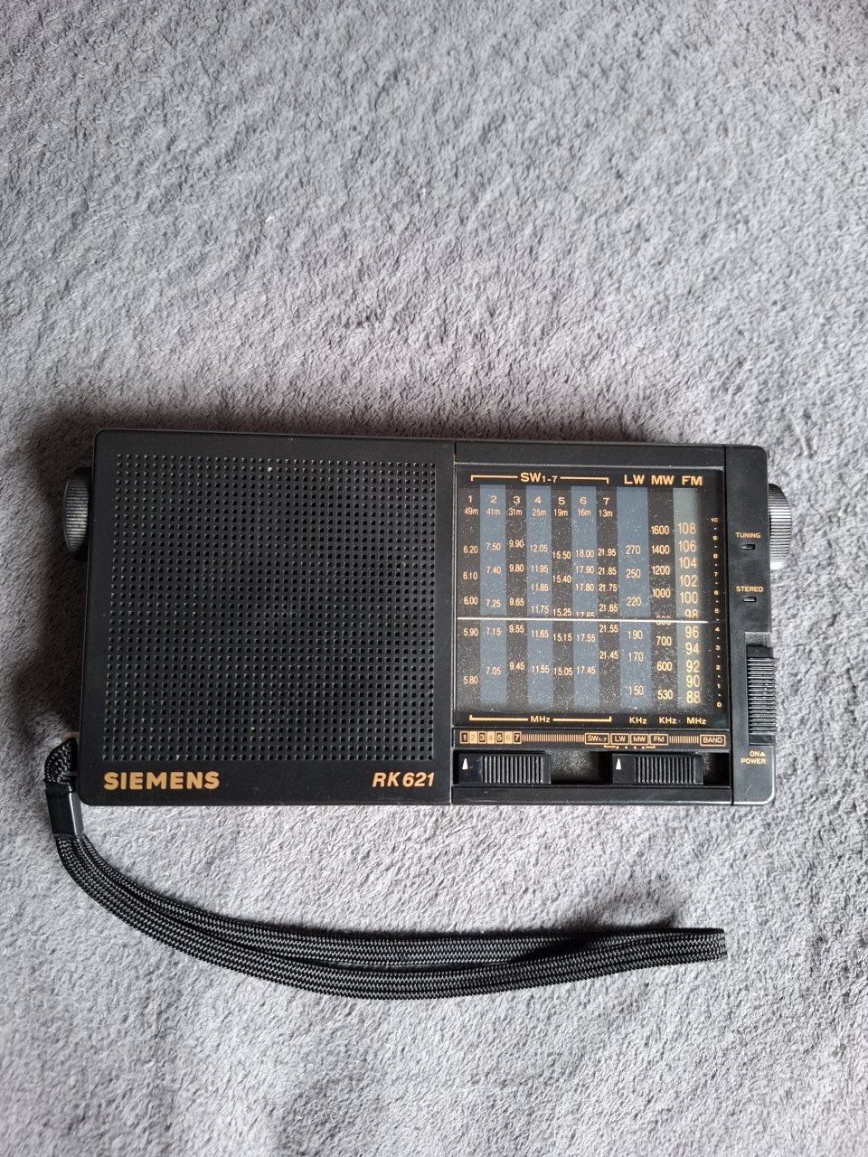 Siemens RK621 10-bands wereldontvanger, 1987,