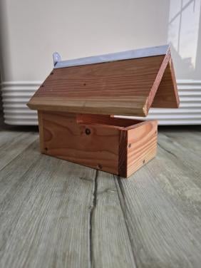 Prachtig nieuw roodborst huisje, roodborstje nestkastje.