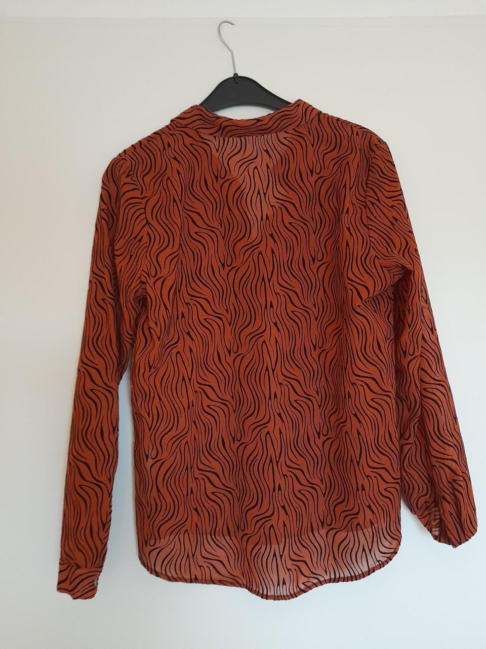 Bruine blouse garcia maat m