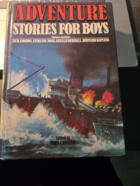 Boek : "Adventure Stories for Boys", samengesteld door John Canning.
