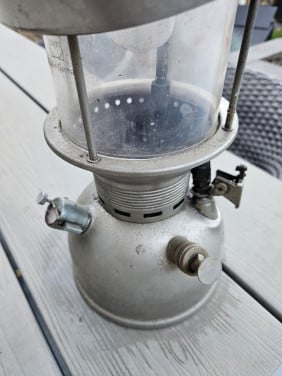 Prachtige complete petroleumlamp rapid lantaarm Hipolito H-502 automatic