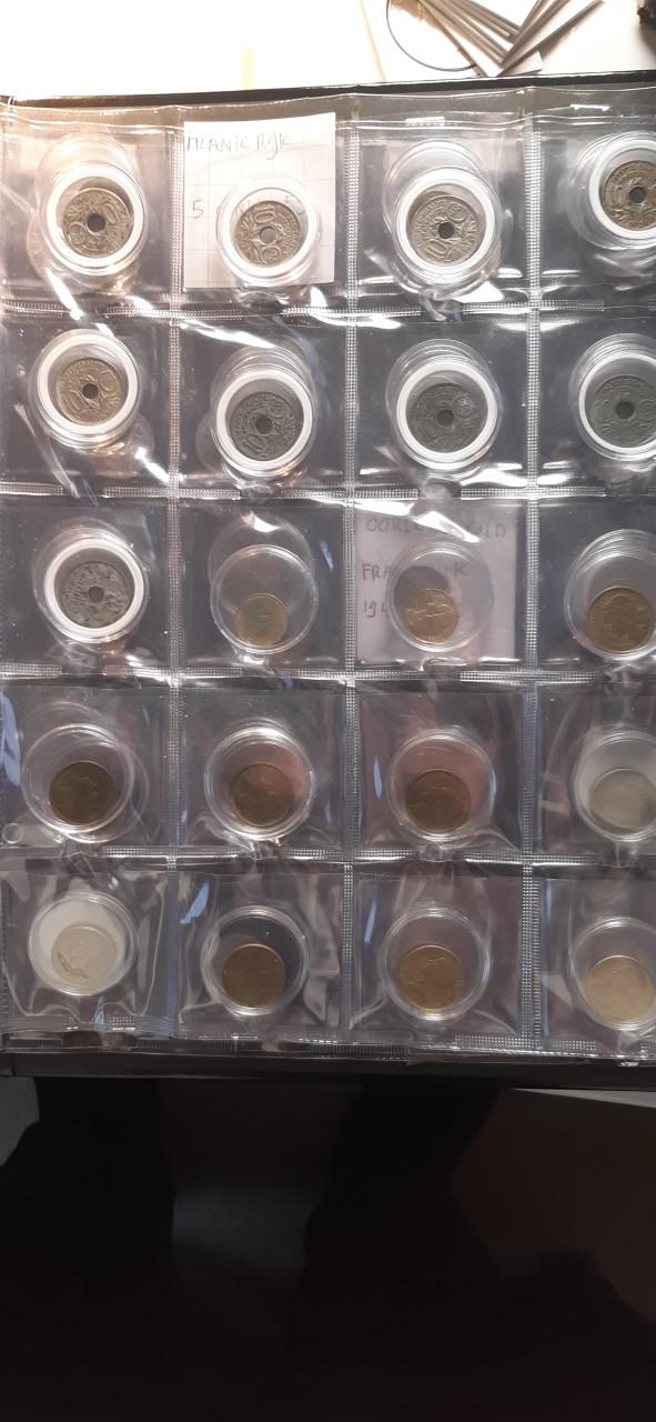 Map met oude munten buitenland