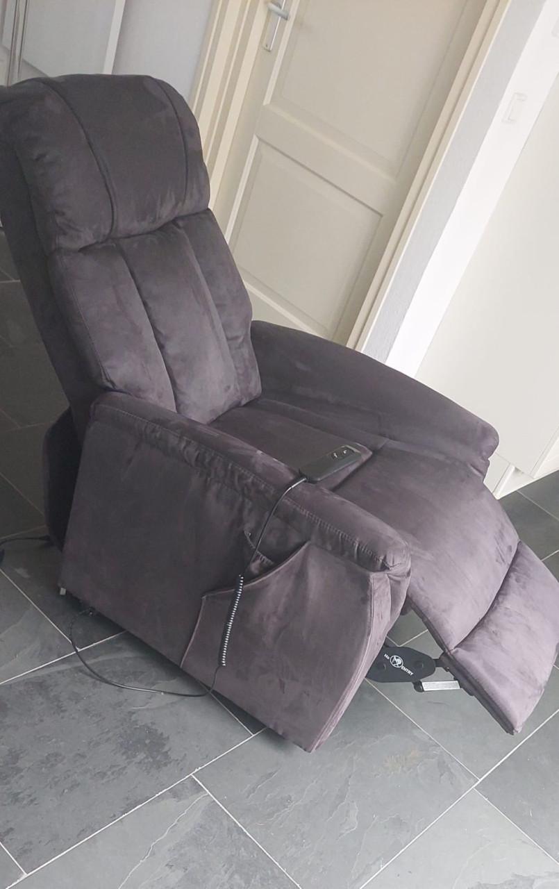 IN PRIJS VERLAAGD!! STA-OPSTOEL RELAXFAUTEUIL COLORADO GRIJS