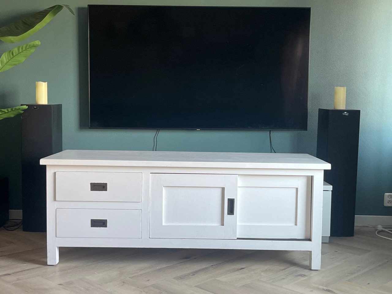 Tv meubel kast wit