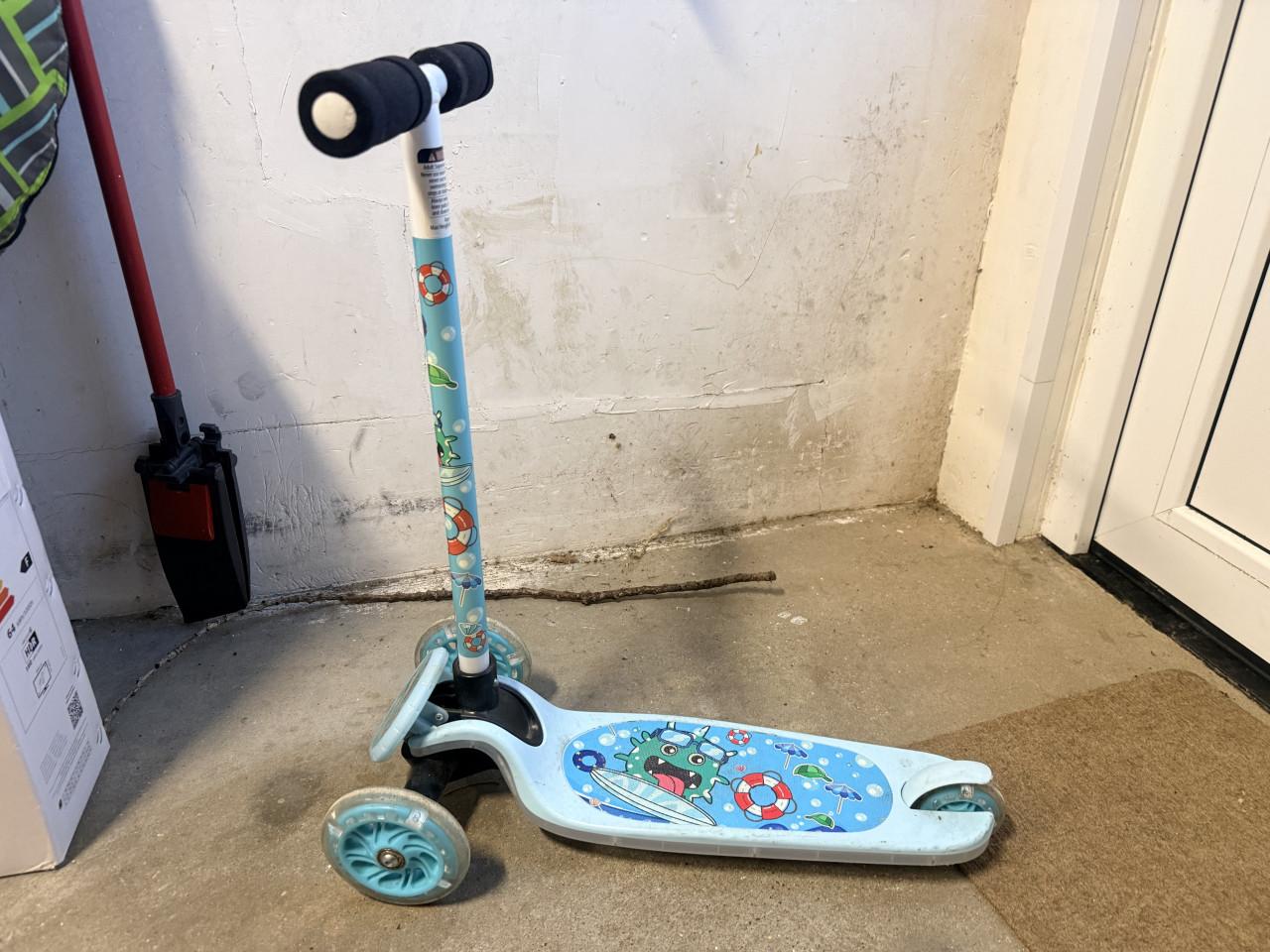 Kinderstep 3 wiel met led wielen