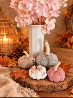 Handmade pompoentjes