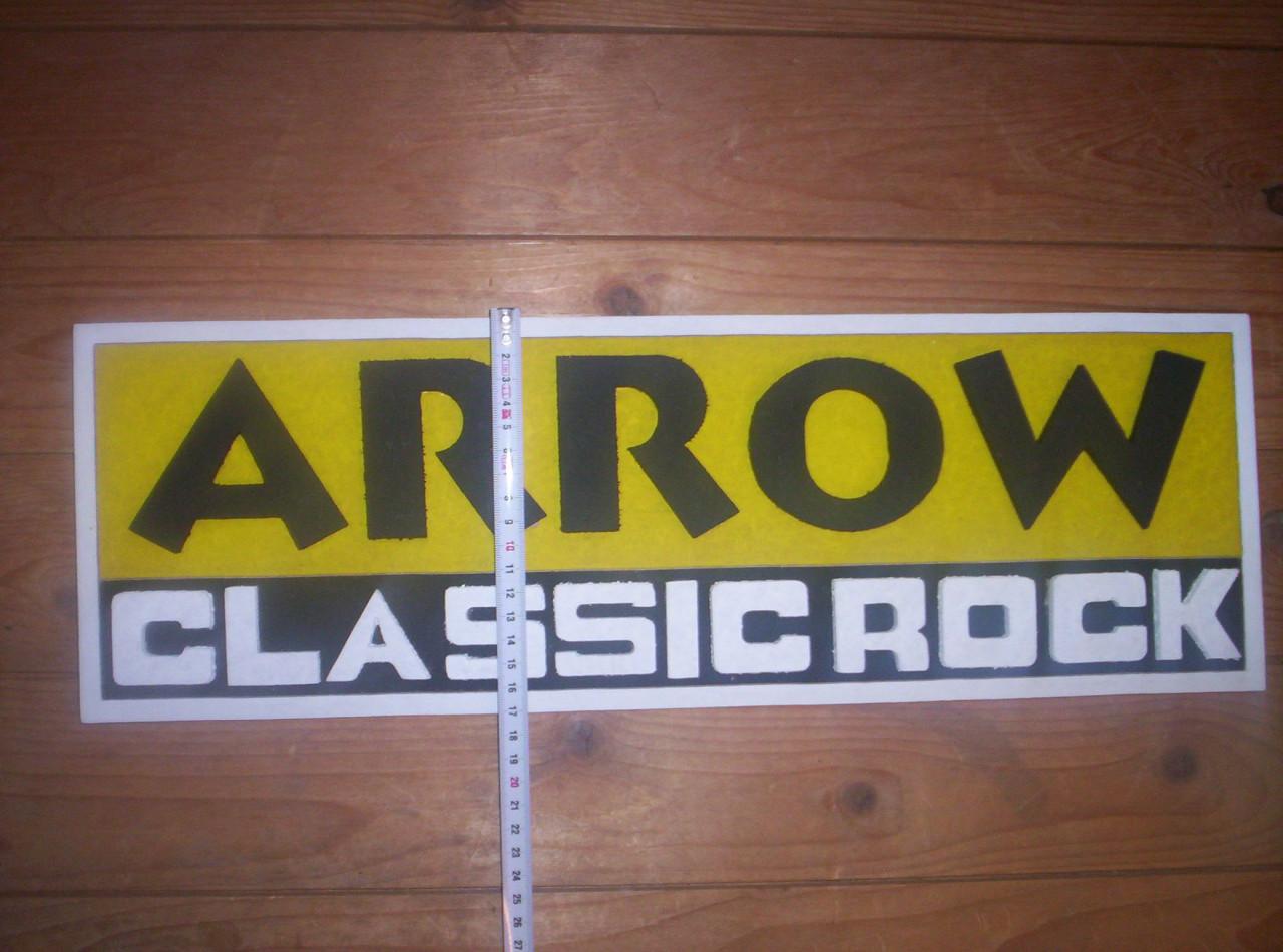 Te Koop bord met ARROW classictock
