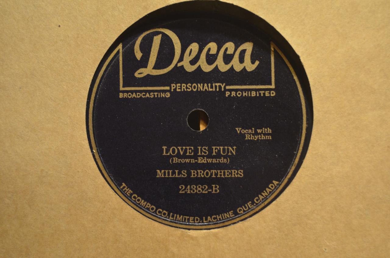 Bijzondere 78rpm Mills Brothers (2)