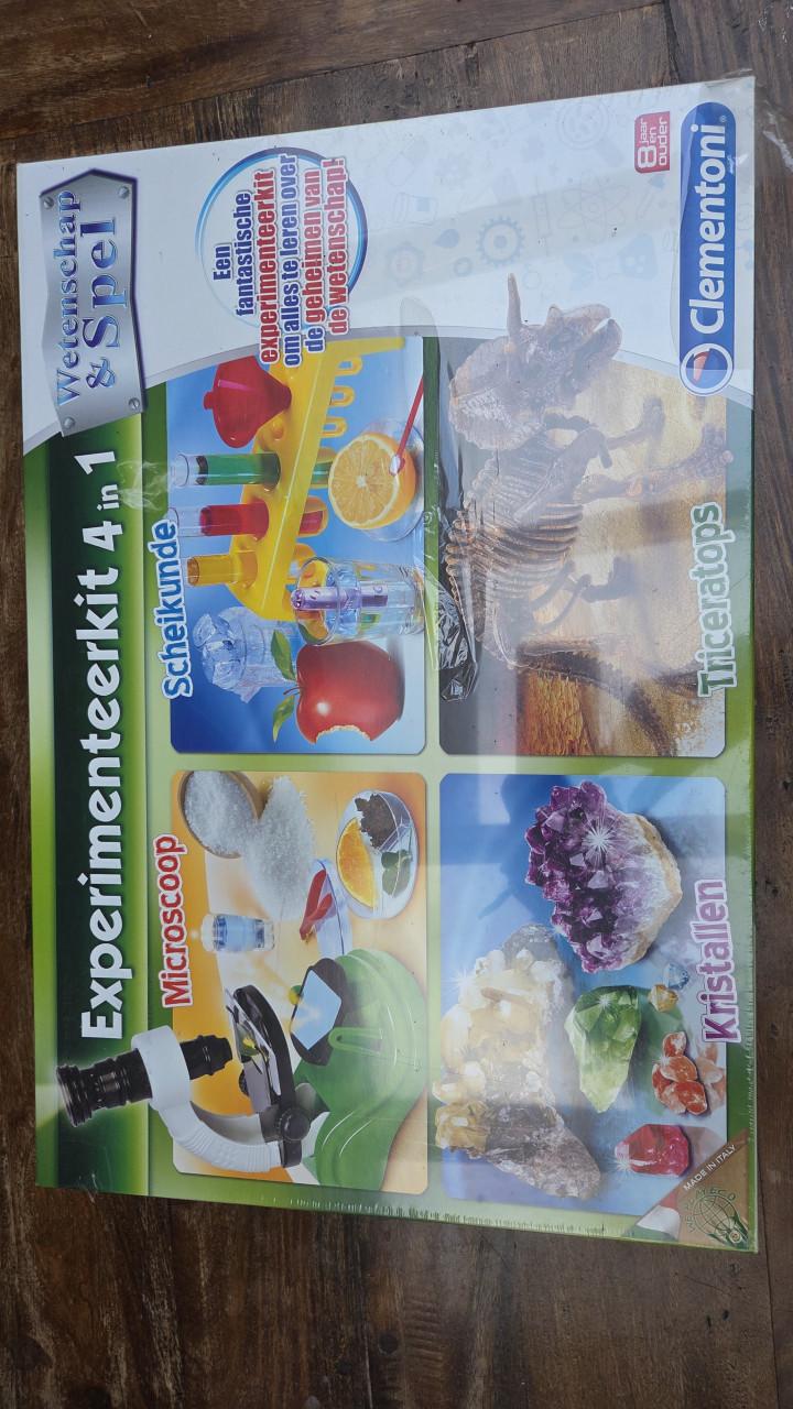 Experimenteerkit 4 in 1 - Clementoni - Nieuw